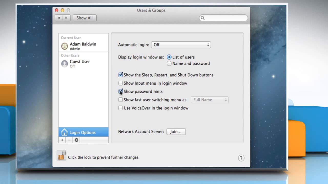 how to change admin password on mac